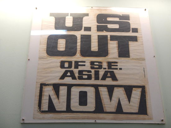 Ehemaliges Propaganda- Plakat im Museum
(HCMC)