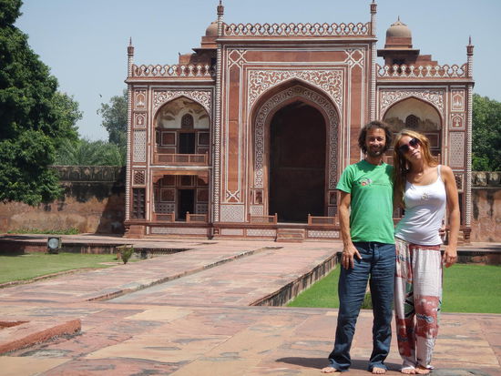 Beim Baby- Taj in Agra