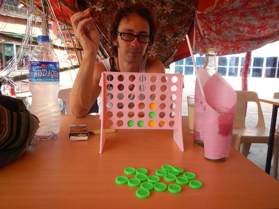 Auf einer der hunderten beruehmten Dachterrassen Agras
Sehr simpel und kitschig...