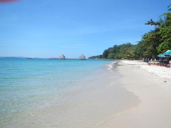 Der Independence Beach- gehoert aber fast alles zu einem grooossen Resort.. (Sihanoukville)