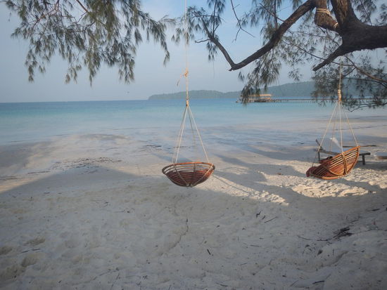 Ueberall ein chilliges Plaetzchen... (Koh Rong Samloem)