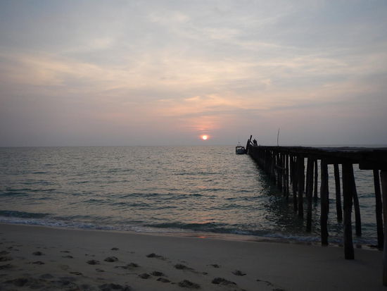 Sonnenuntergang am Lazy beach (K. S.)