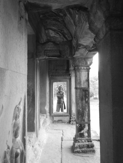 Mister Cool in Angkor Wat!!!
(S. R.)