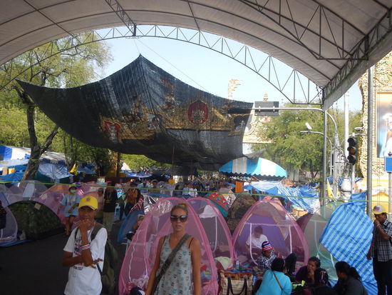 Zeltstadt Bangkok