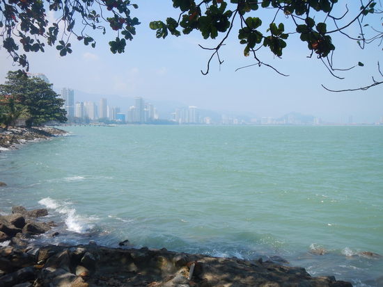 Blick auf Penang