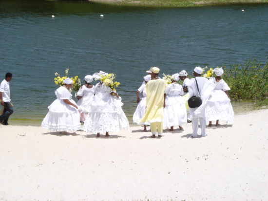 Candomble Zeremonie am Lago da Abaete