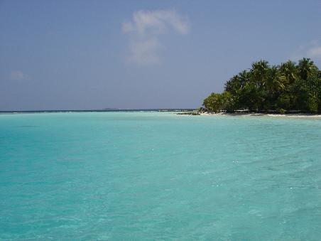 Strand auf der Insel Halaveli