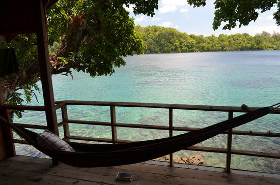 Blick aus unserer "Haustür" ...