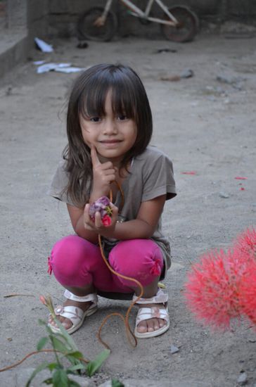 Immer in Modelpose die kleine Aurora.