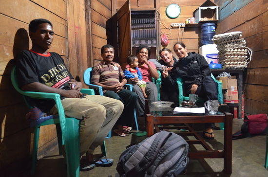 Spontane Einkehr in die gute Stube.