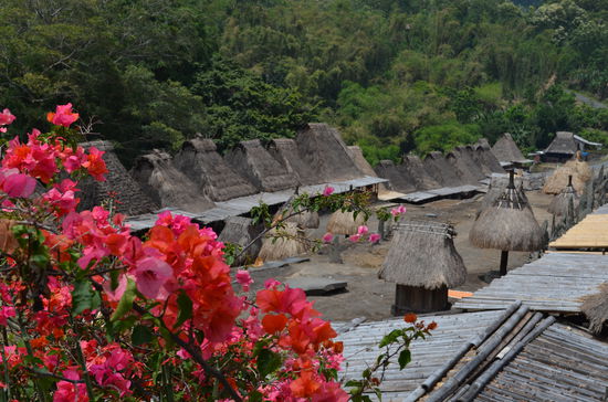 Ein Blick auf Bena vom Zeremonienplatz aus.