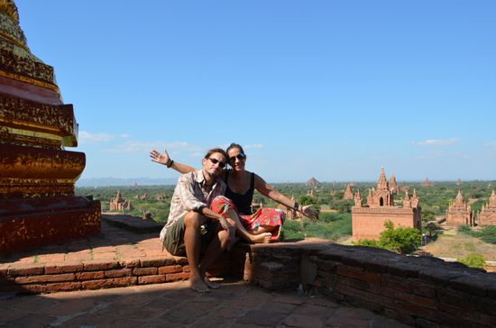 Nur ein kleiner Ausschnitt von dem riesigen Gebiet, das einmal das Zentrum Burmas war.