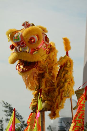 Die Lion- und Dragon-Dance Extravaganza 2013 - mit Rekordversuch