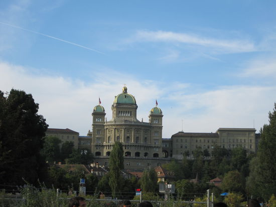Diese wunderschöne Aussicht aus dem Marzili Freibad wollte ich euch nicht vorenthalten 