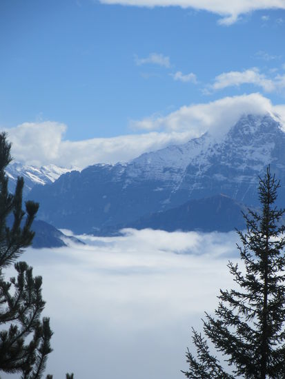 Während des Aufstiegs, die Anstrengung hat sich gelohnt 