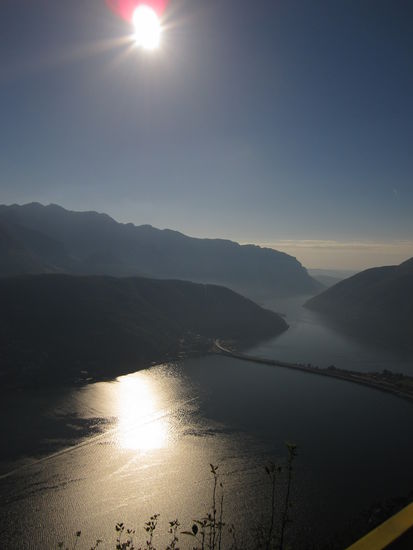 Lugano - der Ausblick vom Berg