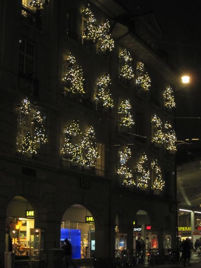 Bern weihnachtlich geschmückt