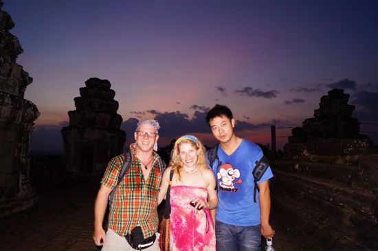 am Berg Tempel Ta Phrom Kel