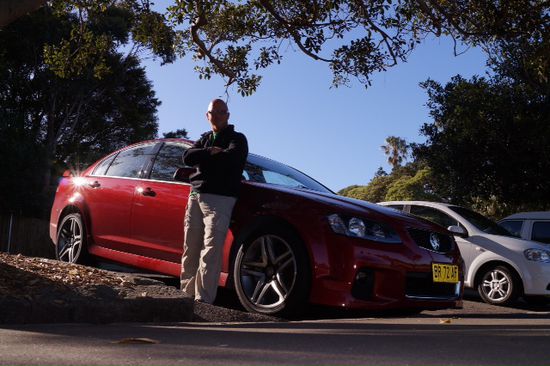 der Leihwagen von AVIS .... ein nagelneuer Holden ... krasses Gefaehrt ... am liebsten wollte ich den gleich fuer Australien behalten