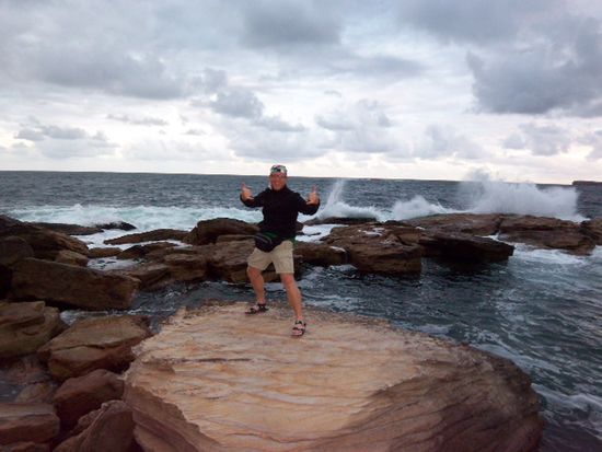 Brandung am Coogee Beach
