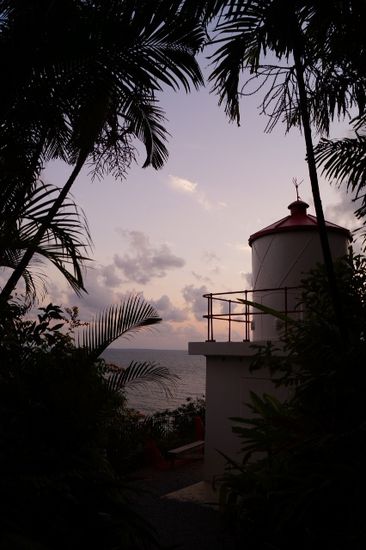 Lighthouse beim Sunrise.
