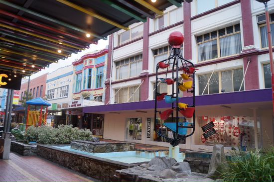 Brunnen in der Cuba street