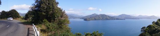 Blick in den Kenepuru Sound