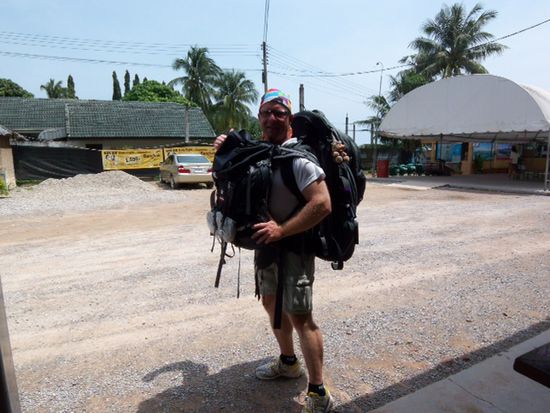 Ich mit meinem Backpack ... werd ich bald mal vermieten das Teil