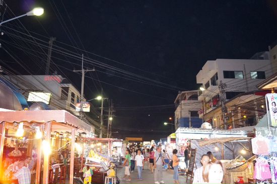 Nachtmarkt in Hua Hin ... sehr touristisch aber auch sehr sauber