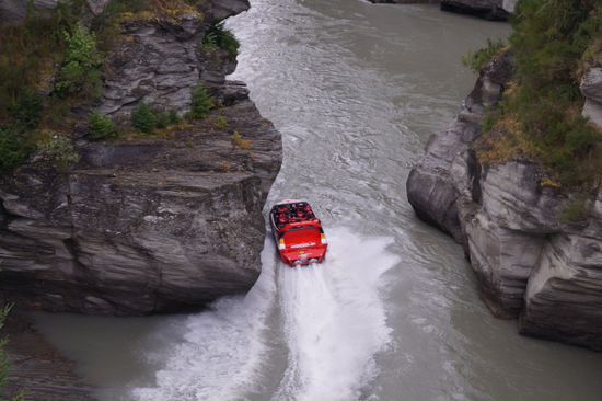 Jetboot im canyon .... Hab ich leider versäumt