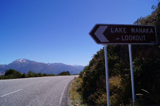 Am Weg kamen wir nochmal am Lake Wanaka vorbei ... An der nordöstlichen Seite