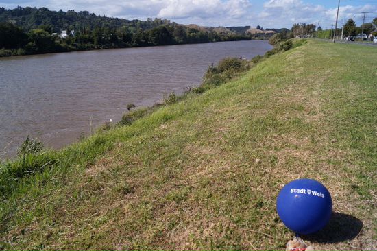 Is doch ähnlich und ausserdem gibts hier auch gleich neben dem Whnganui ein Freibad .... Aber mit Flusszugang