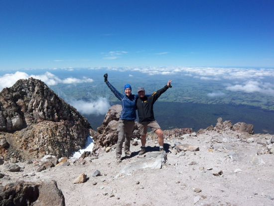 Martina und ich ...... Gaaaaanz oben auf 2518m