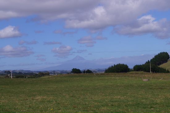 Hinten mochmal der Mount taranaki