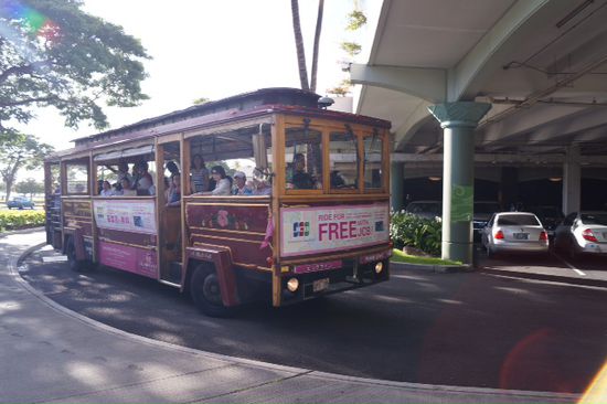 Pink Trolly Bahn