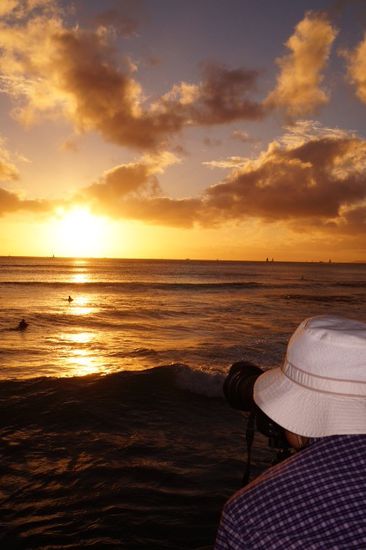 Und mal wieder ein .sunset ( mit japaner ) dem hat mein Foto auch gefallen