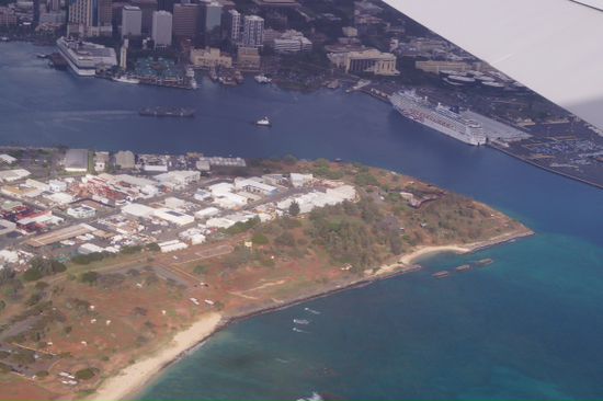 Landeanflug auf o'ahu