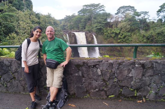 Rainbow Falls mit Neda