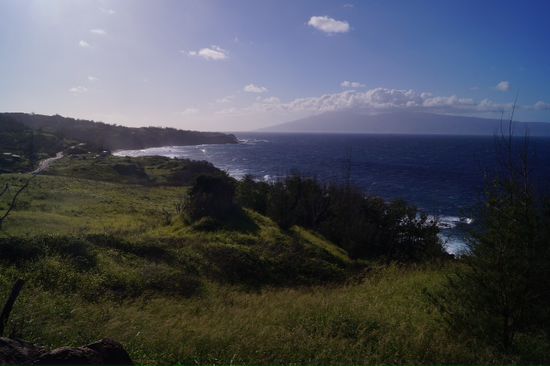 Outlook Kapalua und im Hintergrund die Insel Molokai