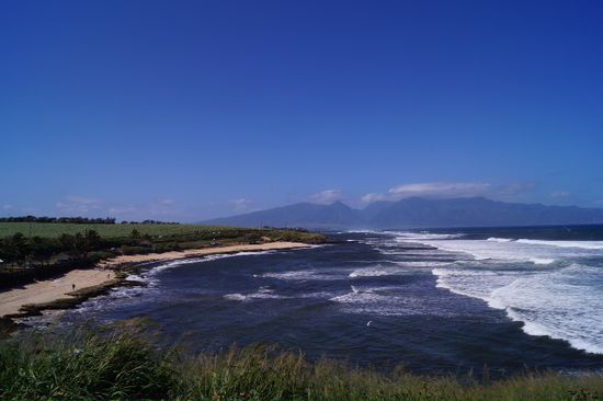 Hookipa Beachpark vom Lookout aus