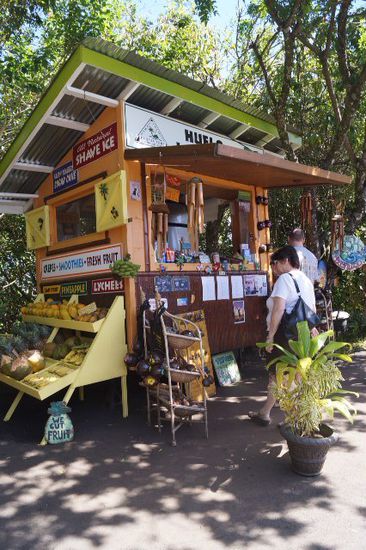 Obststand am Road to Hana