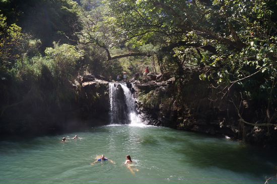 Wasserfall und Pools .... Kühle Erfrischung gabs alle paar Kilometer mal