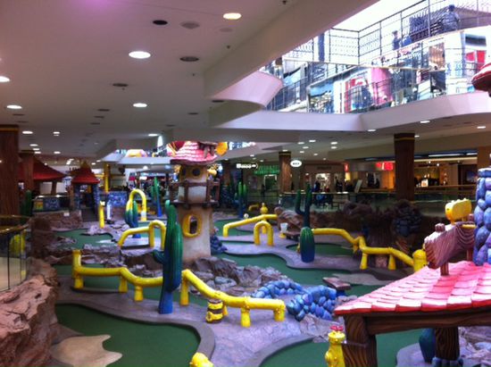 Minigolfen ....