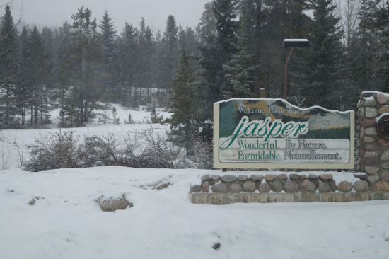 Ankunft in Jasper.