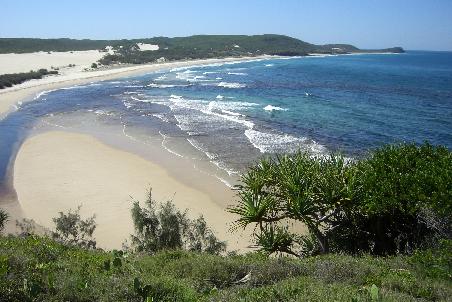 Blick von den Klippen bei Indian Heads
