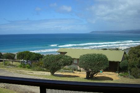 Blick aus dem Fenster unserer Bed and Breakfast-Unterkunft am Heiligabend