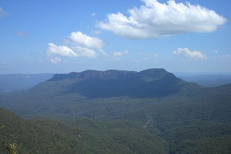 Ein Blick in das Tal der Blue Mountains