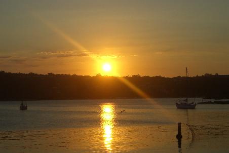Sonnenuntergang in Manly