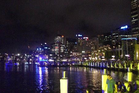 Nächtlicher Cockle Wharf Bay / Darling Harbour