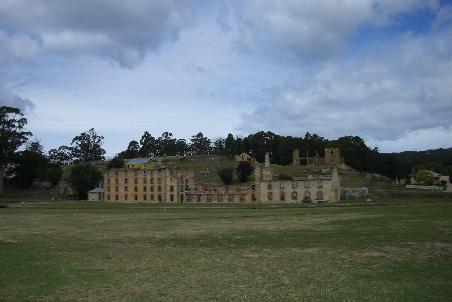 Alte Gefängnisruinen in Port Arthur